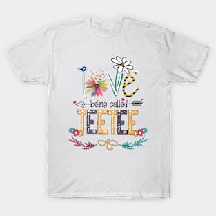 Love Being Called Teetee Happy Mother's Day T-Shirt